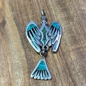 JBC signed Navajo Sterling pendant